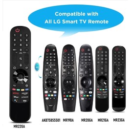 Generic SCYORK Replacement LG Remote/LG Magic Remote Control MR22GN with Pointer/Voice Function,for LG Smart TVs MR23GA MR22GA MR21GA MR20GA MR19BA MR18BA MR650 AKB75855501_(Pack of 1)