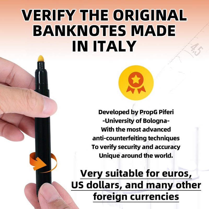 POPYS Counterfeit Detector Pens, Money Detector Pen, Counterfeit Checker Pens,