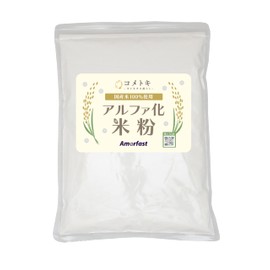 Kometoki Alpha Rice Flour, 14.1 oz (400 g), Made in Japan, Made in Yamagata Prefecture, Amorfast Amorfast, For Bread Cooking