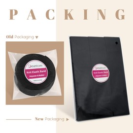 Dreamlover Black Elastic Bands for Sewing, 2 Inch x 6 Yard