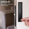 Pocket Door Lock Hardware with Pull, Recessed Handle Latch,Invisible Sliding