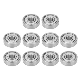 10 Pieces S626Z 6 x 19 X, Ball Bearing, Deep Groove Ball Bearing, 6 mm, Stainless Steel Ball Bearing, Skateboards Bearing for Roller Skates Accessories, Deep Groove Ball Bearings