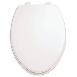American Standard 5311012.020 Laurel Elongated Wood Toilet Seat with Cover, White