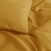 MOONLIGHT20015 Single Duvet Cover - Ochre Solid Soft Single Bedding