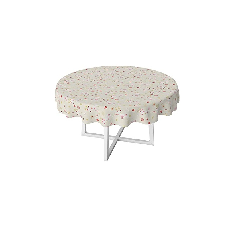 Karina Home Scandi Christmas Reindeer PVC Vinyl Wipe Clean Oilcloth