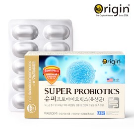 Origin Super Probiotics Lactobacillus 500mg60 capsules 1 box 1 box / 오리진 슈퍼 프로바이오틱스 유산균 500mg60캡슐 1박스 1박스