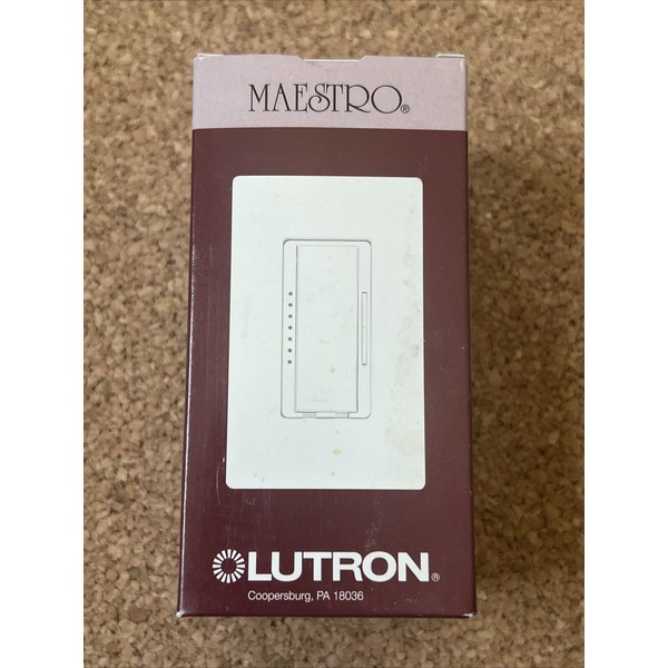 Lutron Maestro 600-watt Multi-Location/Single Pole Digital Fade Dimmer Almond