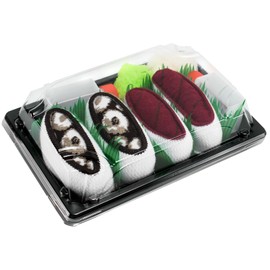 Rainbow Socks - Damen Herren - Sushi Socken Thunfisch Salmon - Lustige Geschenk - 2 Paar - Größen 41-46