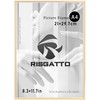 Risgatto A4 Picture Frame, 8.3x11.7 Inch Minimalist Aluminum Frame with