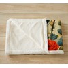 Feelyou Flower Fleece Throw Blanket for Bed Sofa Couch Kids