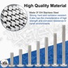 MroMax M3 x 40mm Machine Screws Phillips Round Head Screw