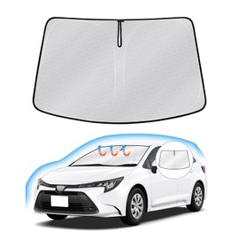 J-PREMIS Toyota Corolla Touring 210 Series Windshield Sun Shade COROLLA TOURING Car Sun Shade UV Protection Blackout Shade Shade Steering Wheel Sun Shade Light Shielding Heat Protection Overnight in
