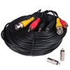 VideoSecu 2 Pack 50ft Security Camera Cables Pre-Made All-in-One BNC