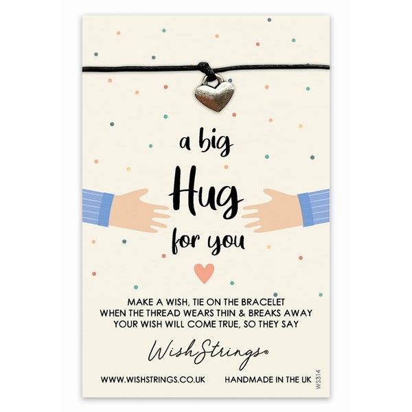WishStrings, Sending a Hug - Thinking of You Friendship Bracelet