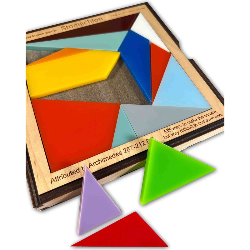 Creative Crafthouse Stomachion Puzzle - Challenge Your Mind with Archimedes'