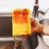 Natural Sponges Kitchen,2" Thick Extra Large Heavy Duty Scrub Sponges,Household