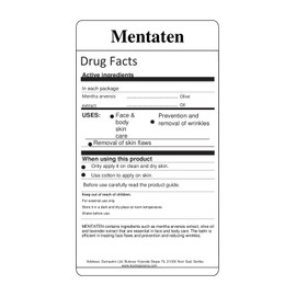 Original Saljic Creme Mentaten Mint Extract Balm for Wrinkle Removal, Ointment for Face, Neck and Body Treatment - 200 ml - Twice Daily