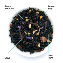 August Uncommon Loose Leaf Tea - Metropolitan Vibrant Black Tea with Bergamot, Plum and Clove - A new twist on Earl Grey