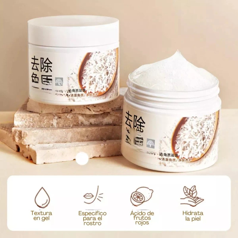 Mafab Cuidado Facial Crema Ojos Exfoliante Facial Mascarilla Arroz