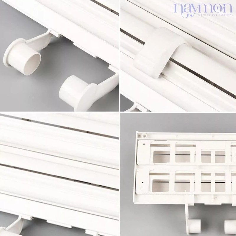Naymon Dispensador 3 En 1 Porta Toalla Papel Aluminio Playo