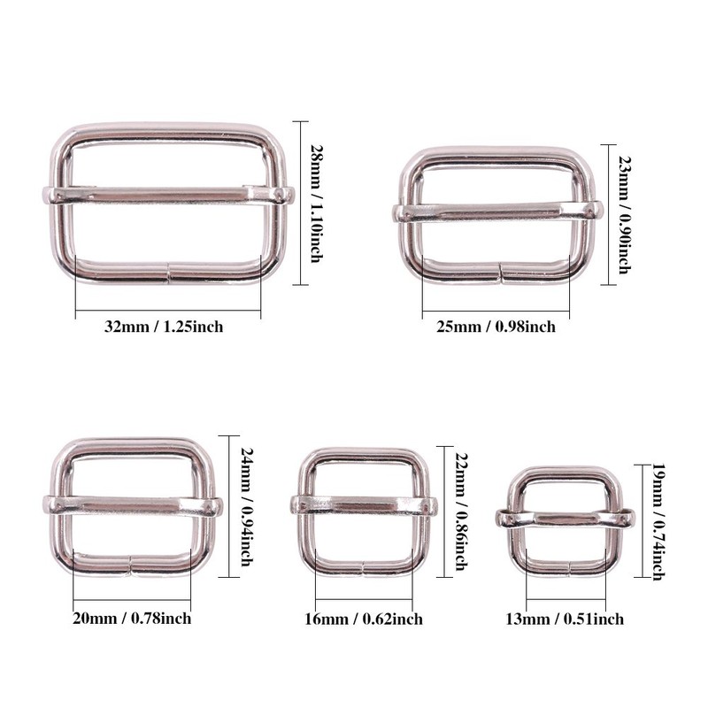 Swpeet 50Pcs 5 Sizes 1/2" 3/4" 1" 5/4" 5/8" Multi-Purpose