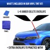 Amber Delete Headlight Tint Compatible with 2022-2025 Honda Civic