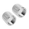2pcs Aluminum Alloy Motorcycle Axle Skull Nut Bolt Cover Cap
