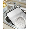 EXTRA LARGE Cutting Board,Double Sided Stainless Steel Cutting Boards Set
