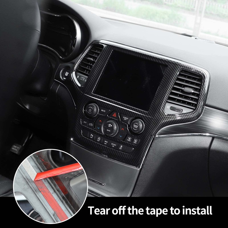 Hoolcar Center Console Navigation Panel Trim Middle Air Conditioning Vent