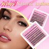 Ahrikiss Lash Clusters Wispy Eyelash Clusters 96Pcs C Curl Cluster