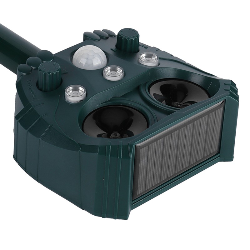 Ultrasonic Animal Repeller Solar Powered Mouse Repeller Expeller with 5