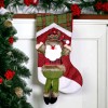 24x7 Bota Navideña Diseño 3d Roja Decorativa Navidad Christmas