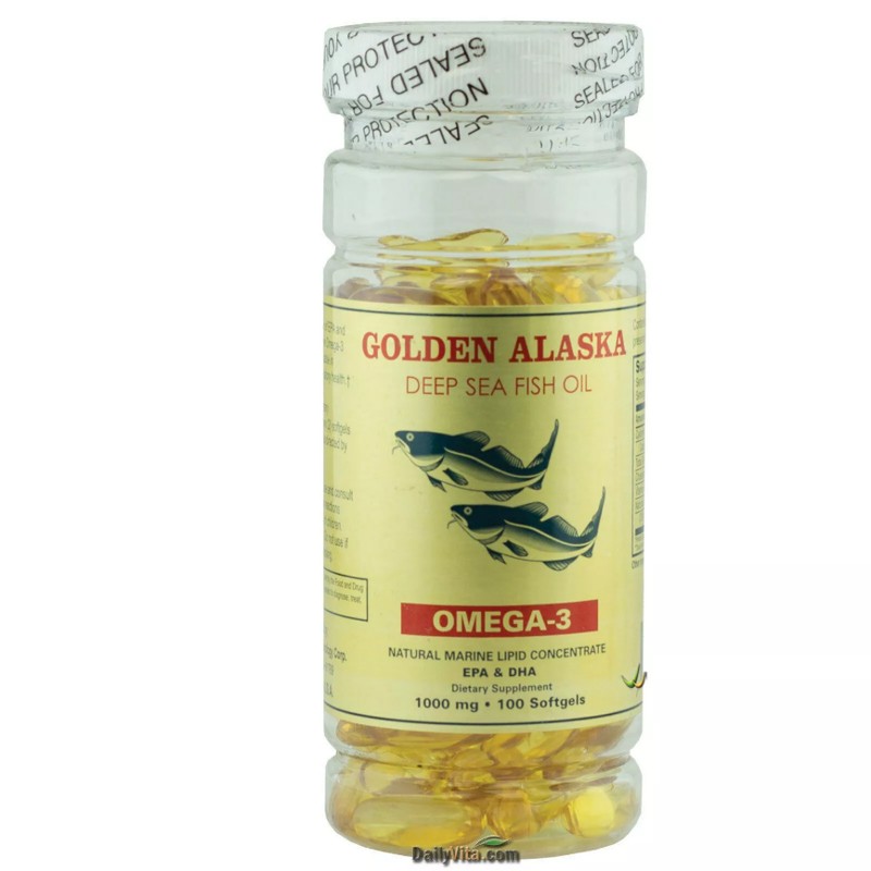12 x 100 SG Alaska Deep Sea Omega 3 Fish