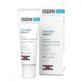 ISDIN UreadinUltra40, Gel Oil Exfoliante Que Reduce El Engrosamiento Localizado En Piel Y Uñas Muy Engrosadas, Con Un 40% De Urea ISDIN, Glicerina y Ácido Láctico - 30 ml