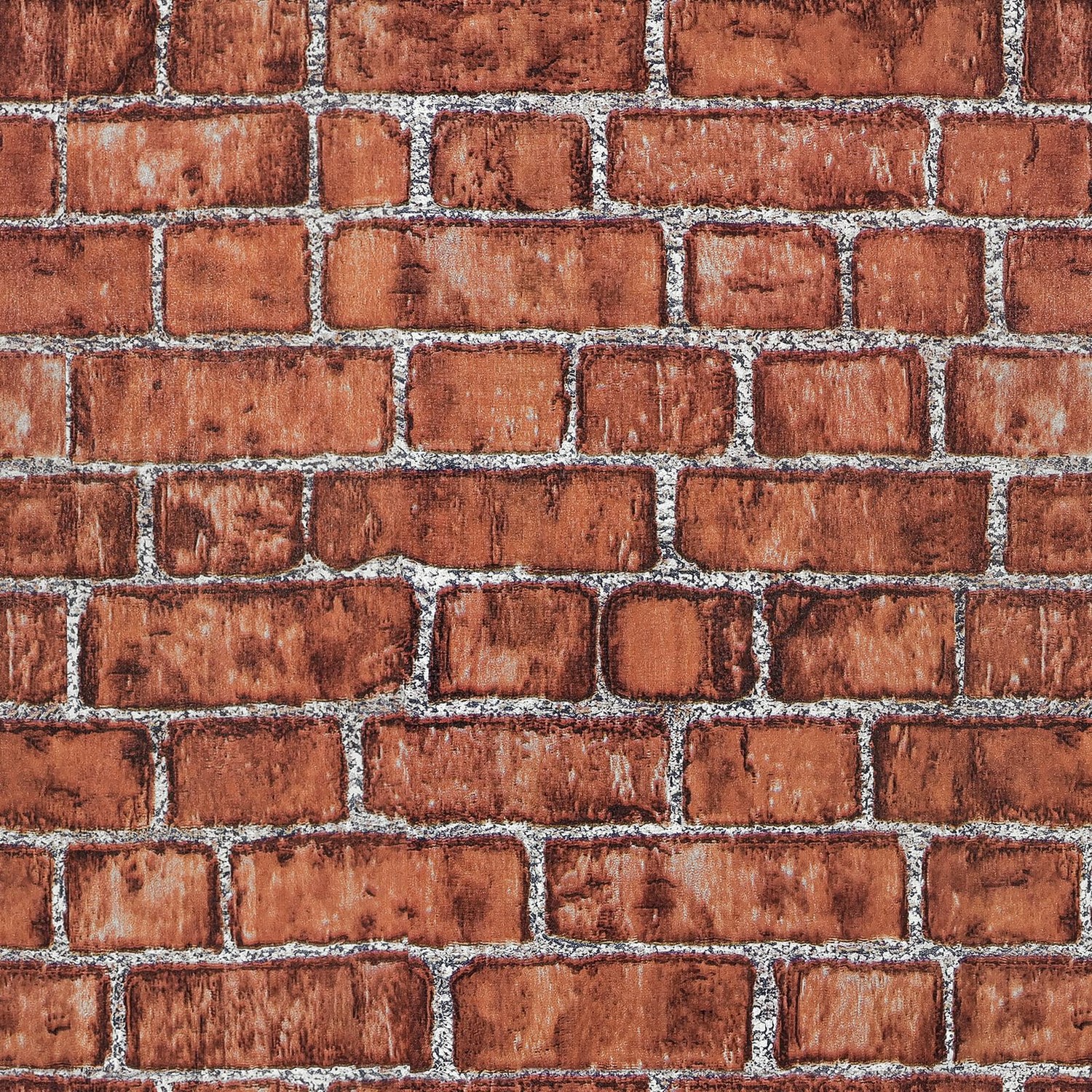 Qianglive Vintage Red Brick Peel and Stick Wallpaper 17.5"×120" Retro ...