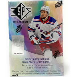 2020-21 Upper Deck SP Hockey Factory Sealed 8 Pack Blaster Box