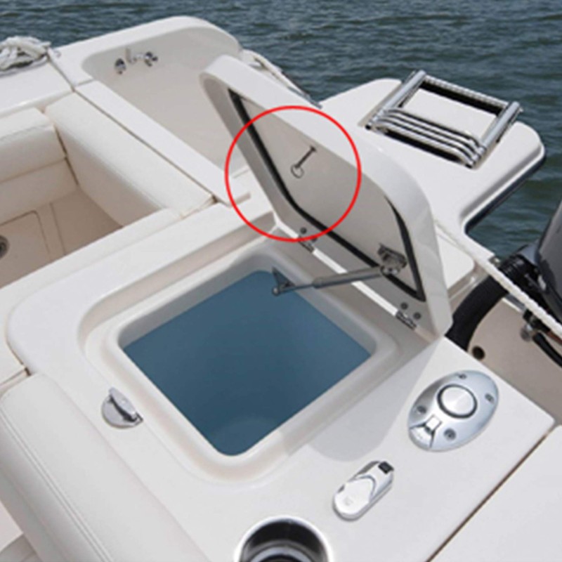 NRC&XRC Stainless-Steel 316 Hatch Cover Pull Handle with Spring Hidden