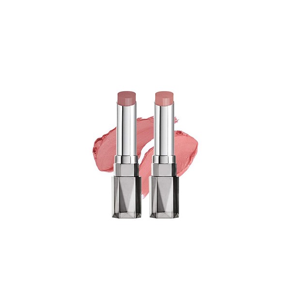 KRISTOFER BUCKLE Cashmere Slip Longwear Lipstick Duo, 0.11 oz. (each) | Creamy, Richly Pigmented Lipstick That Delivers Bold Color for Up To 8 Hours | Bardot/Doll