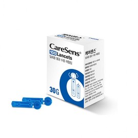 100 CareSense 30G lancets + alcohol swabs 100 sheets 2ea