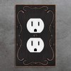 French Cabriole Decorative Wall Plate Switch Plate Outlet Cover (Single