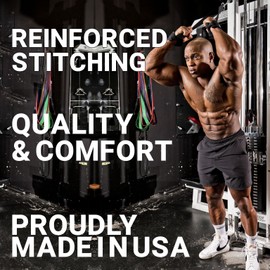 Schiek Ab Strap for Cable Machines - Superior Comfort Pull Up Straps for Women and Men