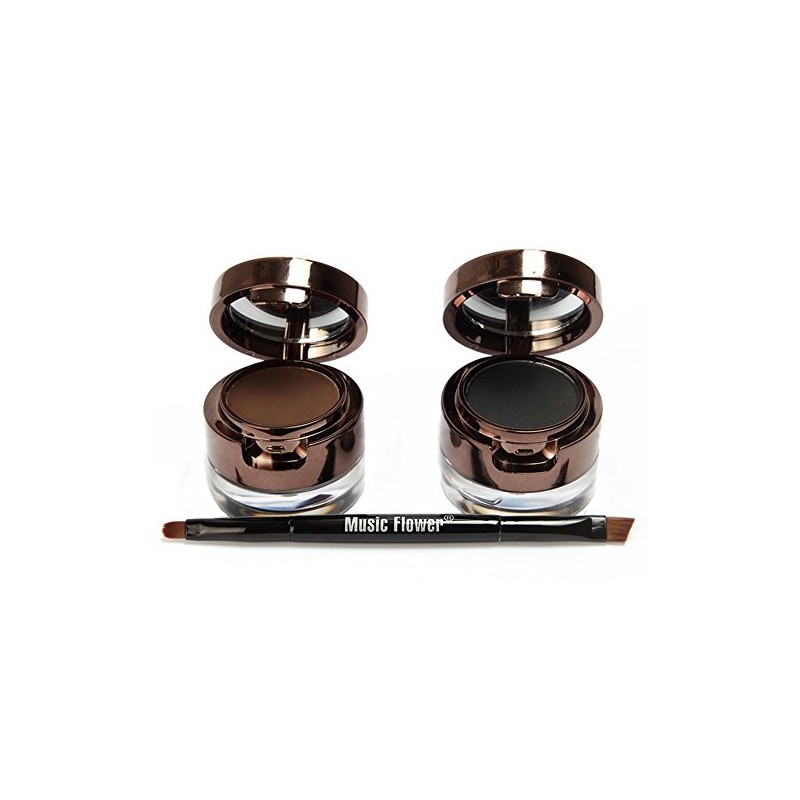 Ucanbe Cosmetics 4 in 1 Brown Black Gel Eyeliner and