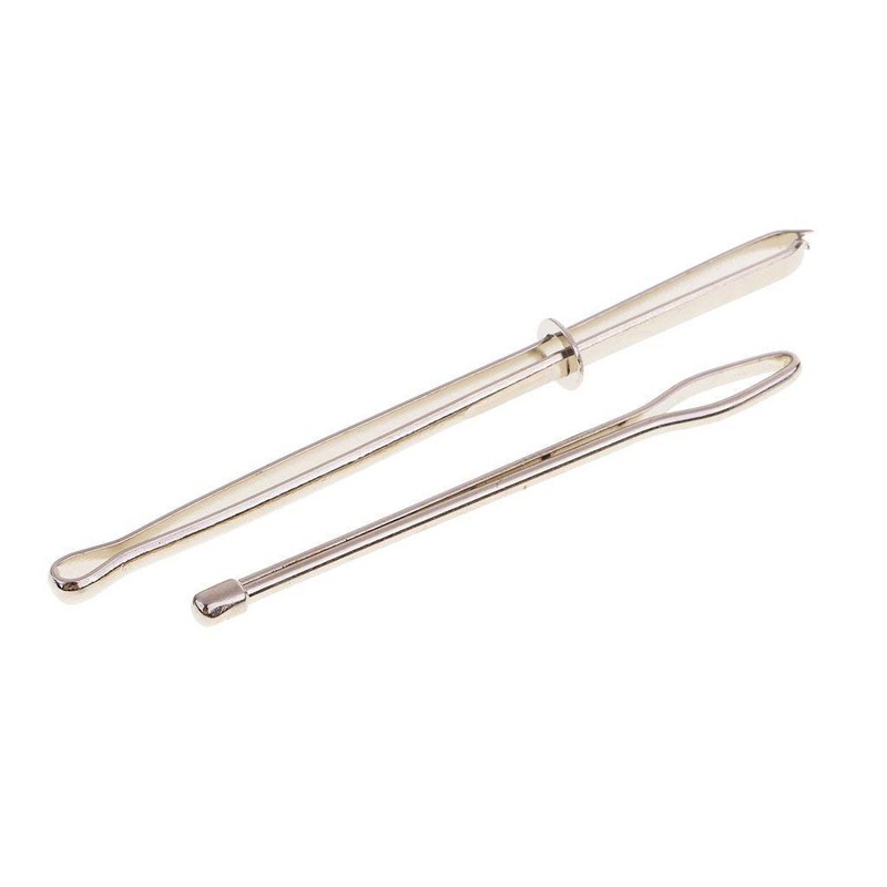 2 Pieces Bodkin Needles Threader Tweezers Insert Elastic Ribbon Easy