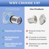 Magnetic Dryer Vent MV-180 Connector Kit with 5FT Hose and