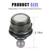 2Pcs Front Lower A Arm Ball Joint for Kawasaki Prairie