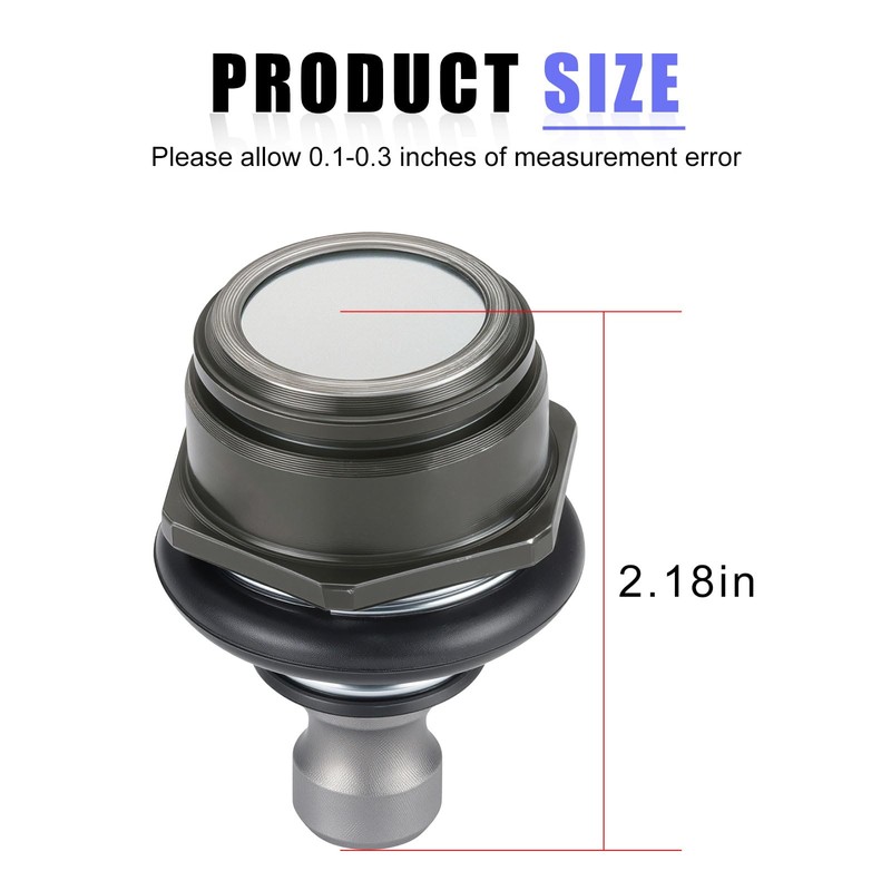 2Pcs Front Lower A Arm Ball Joint for Kawasaki Prairie