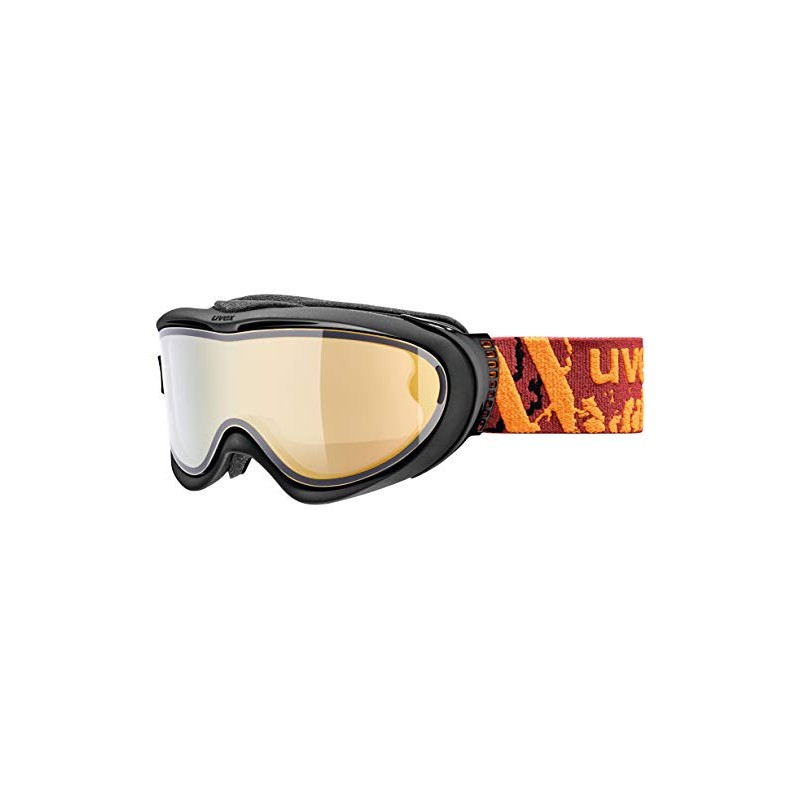 Uvex Comanche Top Ski Goggles, Unisex, S5512112030, black mat, One
