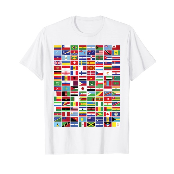 Flags - Over 100 Countries World Geography Vexillology Alt T-Shirt