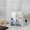 Luxury Crystal Picture Photo Frame,Grid Diamond Craft,Crystal Wedding Frame of
