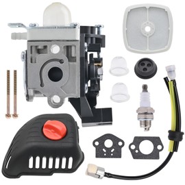 Aylux SRM 225 Carburetor with 90116Y Air Filter Cover Fuel Line Tune Up Kit for Echo SRM-225 SRM225i GT 225 PAS 225 PE 225 SHC 225 PPF 225 Trimmer Weed eater Replace ZAMA RB-K93